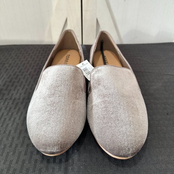 Torrid Velvet Loafer in Taupe - Picture 6 of 11